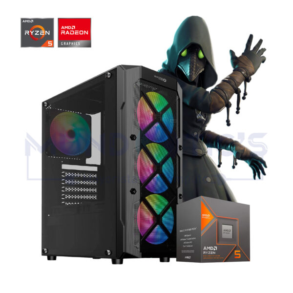 PC RYZEN 5 8600G+ 16GB DDR5 + 500GB SSD M.2 CASE GRANDE