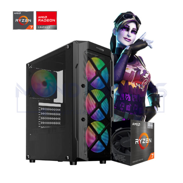 PC RYZEN 7 5700G + 2x8GB RAM + SSD 500GB M.2 + CASE GRANDE