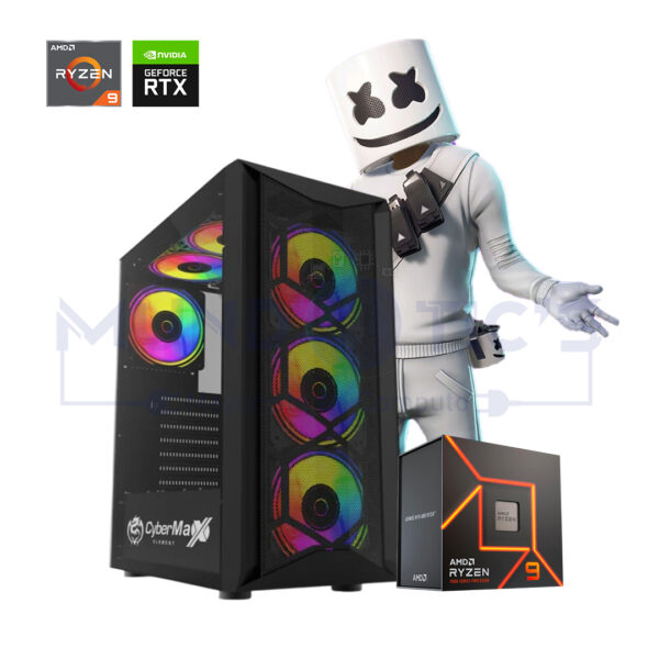 PC SUPER GAMING RYZEN 9 7900X+ RTX 5060TI 8GB + 32GB RAM DDR5 + 1TB SSD M.2