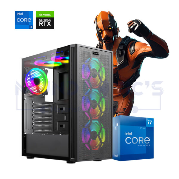 PC GAMING INTEL CORE I7 12700KF + RTX 5060ti 8GB + 16GB RAM + 500GB SSD M.2