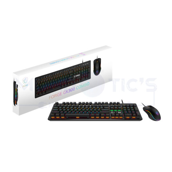 KIT Teclado y Mouse 2 EN 1 GAMING MSI GK300