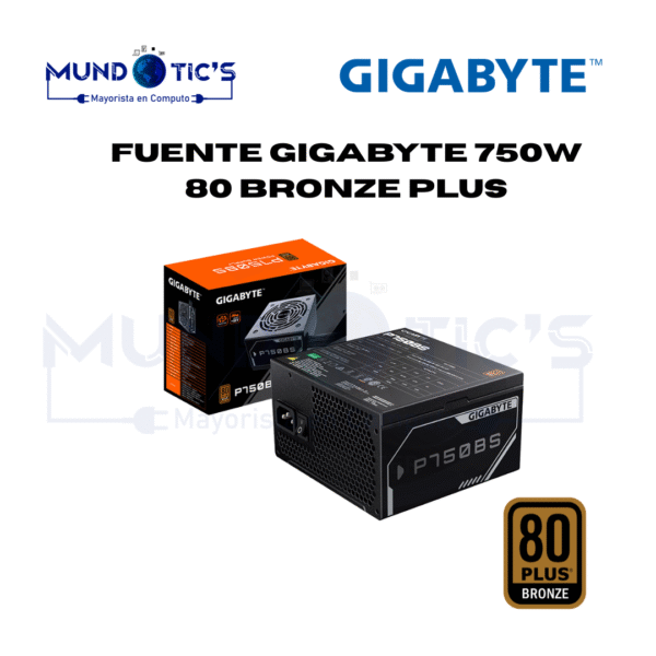 FUENTE 750W 80 plus BRONZE GIGABYTE GP-P750BS