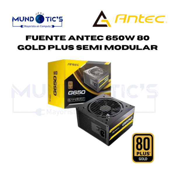 FUENTE DE PODER ANTEC G650 650W 80 PLUS GOLD