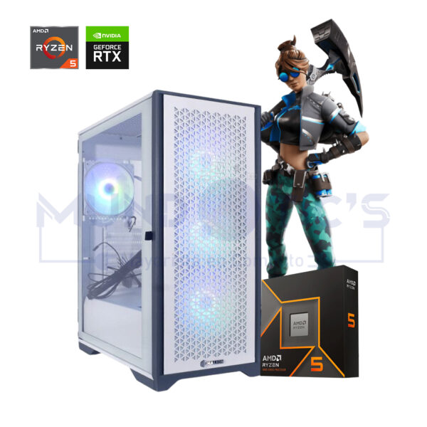 PC RYZEN 5 9600X + RTX 5060 8GB + 16GB RAM + 500GB SSD M.2 + CASE SNAKE
