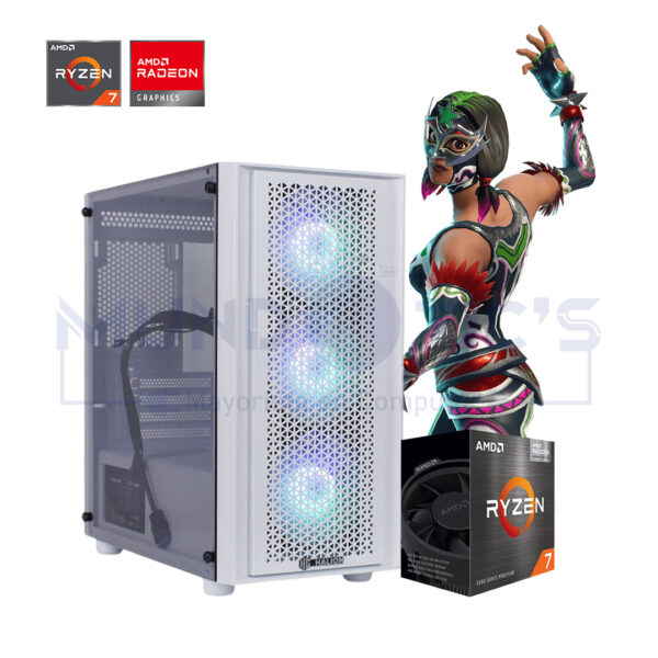 PC RYZEN 7 5700G + 16GB RAM +1TB SSD + CASE SCARLET