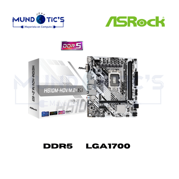 PLACA ASROCK H610M-HDV/M.2+D5 DDR5 LGA 1700