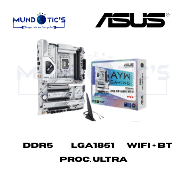PLACA ASUS Z890 AYW GAMING WIFI W ATX DDR5 LGA 1851