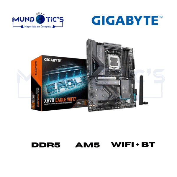 PLACA  GIGABYTE X870 Eagle WIFI7 AMD AM5 LGA 1718 Placa base